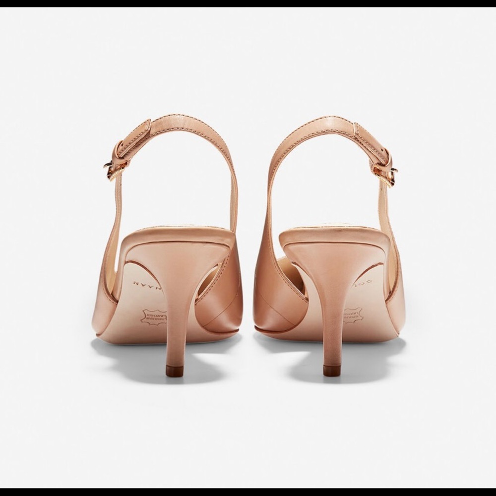 COPY - NWT Cole Haan Size 5 Nude Vesta Slingback Pumps - Picture 4 of 9